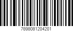 Código de barras (EAN, GTIN, SKU, ISBN): '7898081204201'