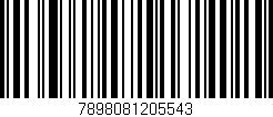 Código de barras (EAN, GTIN, SKU, ISBN): '7898081205543'