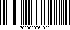 Código de barras (EAN, GTIN, SKU, ISBN): '7898083361339'