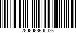 Código de barras (EAN, GTIN, SKU, ISBN): '7898083500035'