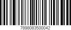Código de barras (EAN, GTIN, SKU, ISBN): '7898083500042'