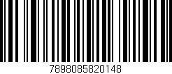 Código de barras (EAN, GTIN, SKU, ISBN): '7898085820148'