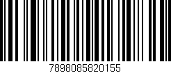 Código de barras (EAN, GTIN, SKU, ISBN): '7898085820155'