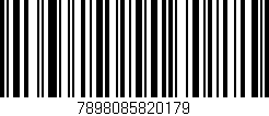 Código de barras (EAN, GTIN, SKU, ISBN): '7898085820179'