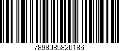 Código de barras (EAN, GTIN, SKU, ISBN): '7898085820186'