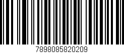 Código de barras (EAN, GTIN, SKU, ISBN): '7898085820209'
