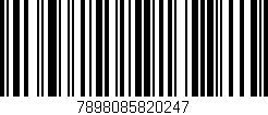 Código de barras (EAN, GTIN, SKU, ISBN): '7898085820247'