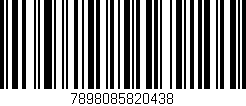 Código de barras (EAN, GTIN, SKU, ISBN): '7898085820438'