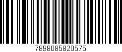 Código de barras (EAN, GTIN, SKU, ISBN): '7898085820575'