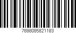 Código de barras (EAN, GTIN, SKU, ISBN): '7898085821183'