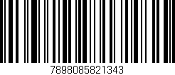 Código de barras (EAN, GTIN, SKU, ISBN): '7898085821343'