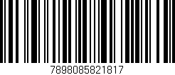 Código de barras (EAN, GTIN, SKU, ISBN): '7898085821817'