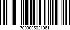 Código de barras (EAN, GTIN, SKU, ISBN): '7898085821961'