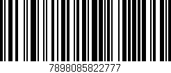 Código de barras (EAN, GTIN, SKU, ISBN): '7898085822777'