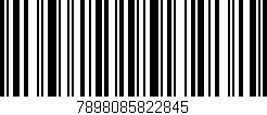 Código de barras (EAN, GTIN, SKU, ISBN): '7898085822845'