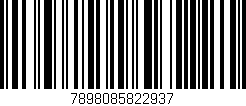 Código de barras (EAN, GTIN, SKU, ISBN): '7898085822937'