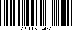 Código de barras (EAN, GTIN, SKU, ISBN): '7898085824467'