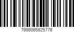 Código de barras (EAN, GTIN, SKU, ISBN): '7898085825778'