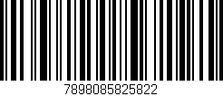 Código de barras (EAN, GTIN, SKU, ISBN): '7898085825822'