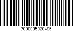 Código de barras (EAN, GTIN, SKU, ISBN): '7898085828496'