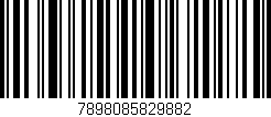 Código de barras (EAN, GTIN, SKU, ISBN): '7898085829882'