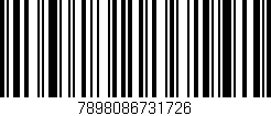 Código de barras (EAN, GTIN, SKU, ISBN): '7898086731726'