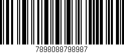Código de barras (EAN, GTIN, SKU, ISBN): '7898088798987'