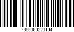 Código de barras (EAN, GTIN, SKU, ISBN): '7898089220104'