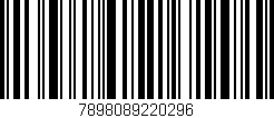 Código de barras (EAN, GTIN, SKU, ISBN): '7898089220296'