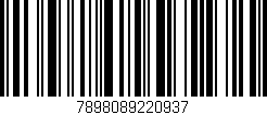 Código de barras (EAN, GTIN, SKU, ISBN): '7898089220937'