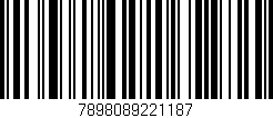 Código de barras (EAN, GTIN, SKU, ISBN): '7898089221187'