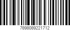 Código de barras (EAN, GTIN, SKU, ISBN): '7898089221712'