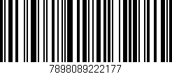 Código de barras (EAN, GTIN, SKU, ISBN): '7898089222177'