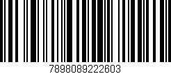 Código de barras (EAN, GTIN, SKU, ISBN): '7898089222603'
