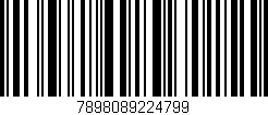 Código de barras (EAN, GTIN, SKU, ISBN): '7898089224799'