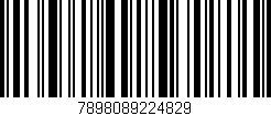 Código de barras (EAN, GTIN, SKU, ISBN): '7898089224829'