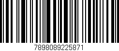 Código de barras (EAN, GTIN, SKU, ISBN): '7898089225871'