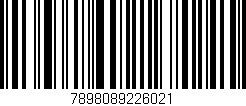 Código de barras (EAN, GTIN, SKU, ISBN): '7898089226021'
