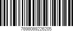 Código de barras (EAN, GTIN, SKU, ISBN): '7898089226205'