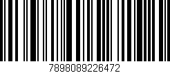 Código de barras (EAN, GTIN, SKU, ISBN): '7898089226472'