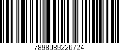 Código de barras (EAN, GTIN, SKU, ISBN): '7898089226724'