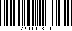 Código de barras (EAN, GTIN, SKU, ISBN): '7898089226878'