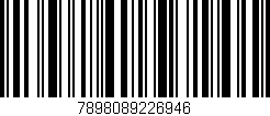 Código de barras (EAN, GTIN, SKU, ISBN): '7898089226946'