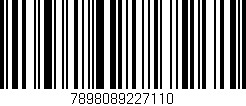 Código de barras (EAN, GTIN, SKU, ISBN): '7898089227110'