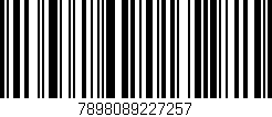 Código de barras (EAN, GTIN, SKU, ISBN): '7898089227257'