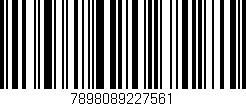 Código de barras (EAN, GTIN, SKU, ISBN): '7898089227561'