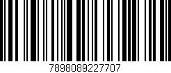 Código de barras (EAN, GTIN, SKU, ISBN): '7898089227707'