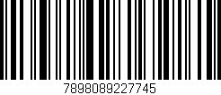 Código de barras (EAN, GTIN, SKU, ISBN): '7898089227745'