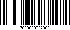 Código de barras (EAN, GTIN, SKU, ISBN): '7898089227882'
