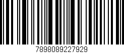 Código de barras (EAN, GTIN, SKU, ISBN): '7898089227929'